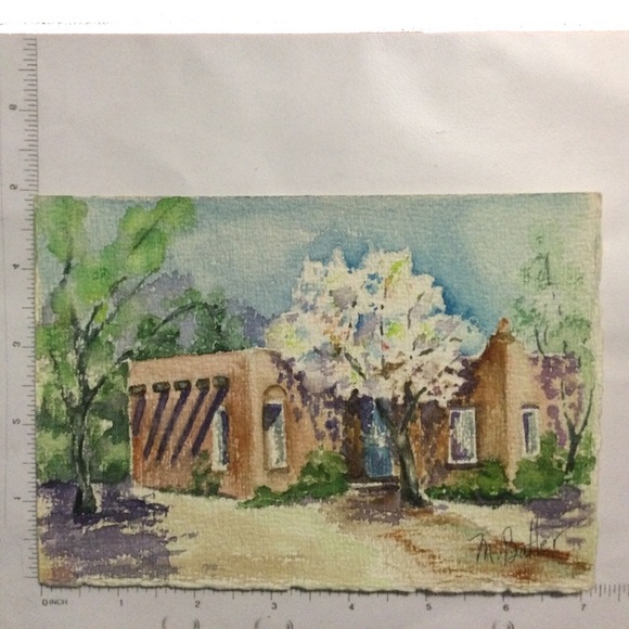 2 Small Orig. Watercolors by Myra Butler - Picture 8 of 8